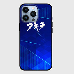 Чехол для iPhone 13 Pro Akira blue poly, цвет: 3D-черный