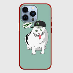 Чехол для iPhone 13 Pro Котозмей, цвет: 3D-красный