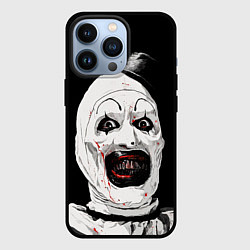 Чехол для iPhone 13 Pro Ужасающий клоун Арт, цвет: 3D-черный