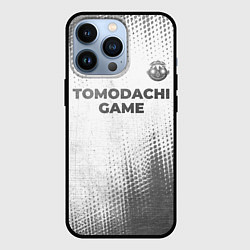Чехол для iPhone 13 Pro Tomodachi Game - white gradient посередине, цвет: 3D-черный