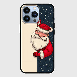 Чехол для iPhone 13 Pro Дед Мороз, цвет: 3D-черный