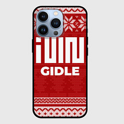 Чехол для iPhone 13 Pro Новогодний Gidle, цвет: 3D-черный