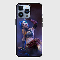 Чехол для iPhone 13 Pro Джинкс эффект дыма, цвет: 3D-черный