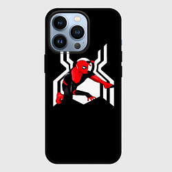 Чехол для iPhone 13 Pro Spider emblem, цвет: 3D-черный