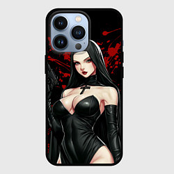 Чехол для iPhone 13 Pro Монашка, цвет: 3D-черный