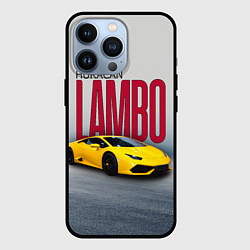 Чехол для iPhone 13 Pro Итальянский суперкар Lambo Huracan, цвет: 3D-черный