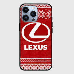 Чехол для iPhone 13 Pro Новогодний Lexus, цвет: 3D-черный