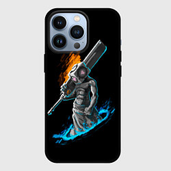 Чехол для iPhone 13 Pro Пирамидоголовый из Portal, цвет: 3D-черный