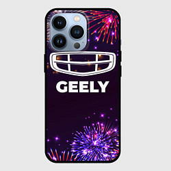 Чехол для iPhone 13 Pro Праздничный Geely, цвет: 3D-черный