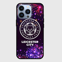 Чехол для iPhone 13 Pro Праздничный Leicester City, цвет: 3D-черный