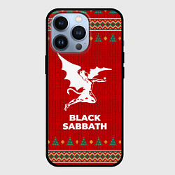 Чехол для iPhone 13 Pro Black Sabbath new year, цвет: 3D-черный