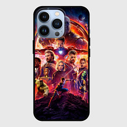 Чехол для iPhone 13 Pro Супергерои Avengers infinity war, цвет: 3D-черный