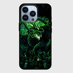 Чехол для iPhone 13 Pro Green dragon - Dragon Age, цвет: 3D-черный