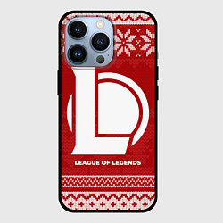 Чехол для iPhone 13 Pro Новогодний League of Legends, цвет: 3D-черный