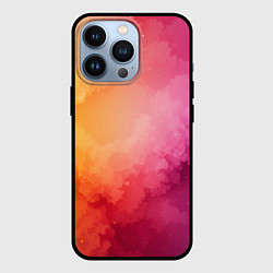 Чехол для iPhone 13 Pro Облака краски, цвет: 3D-черный