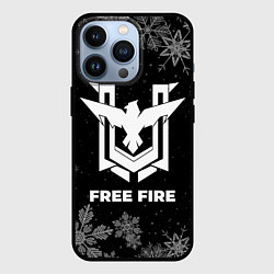 Чехол для iPhone 13 Pro Снежный Free Fire, цвет: 3D-черный
