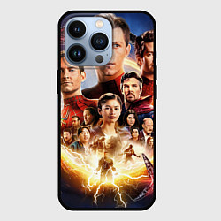 Чехол для iPhone 13 Pro Персонажи Человек паук нет пути домой, цвет: 3D-черный