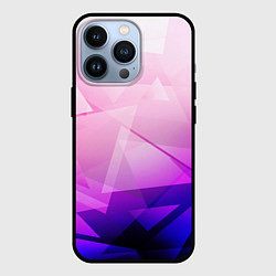 Чехол для iPhone 13 Pro Неоновая геометрия осколки, цвет: 3D-черный