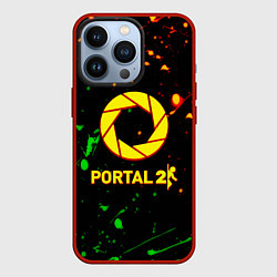 Чехол для iPhone 13 Pro Portal кислотные краски, цвет: 3D-красный