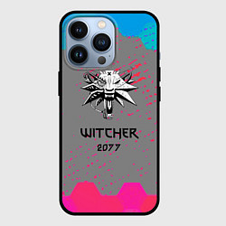 Чехол для iPhone 13 Pro Cyberpunk 2077 x ведьмак соты, цвет: 3D-черный