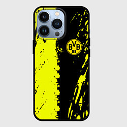 Чехол для iPhone 13 Pro Borussia краски текстура, цвет: 3D-черный