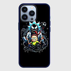 Чехол для iPhone 13 Pro Morty and Rick - we are Venom, цвет: 3D-тёмно-синий