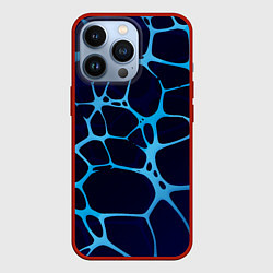 Чехол для iPhone 13 Pro Aqua - абстракция, цвет: 3D-красный