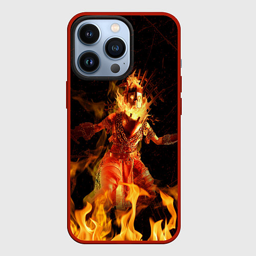 Чехол iPhone 13 Pro Sienna Fuegonasus - Warhammer / 3D-Красный – фото 1
