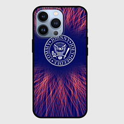 Чехол для iPhone 13 Pro Ramones red energy, цвет: 3D-черный