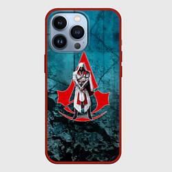 Чехол для iPhone 13 Pro Персонаж Assassins Creed, цвет: 3D-красный