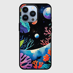 Чехол для iPhone 13 Pro Подводная фантастика, цвет: 3D-черный