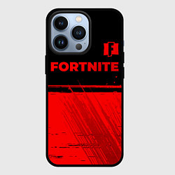 Чехол iPhone 13 Pro Fortnite - red gradient посередине