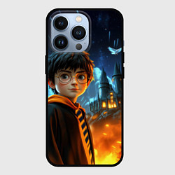 Чехол для iPhone 13 Pro Гарри Поттер замок в небе, цвет: 3D-черный