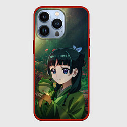 Чехол для iPhone 13 Pro МаоМао и лягушка - Монолог Фармацевта, цвет: 3D-красный