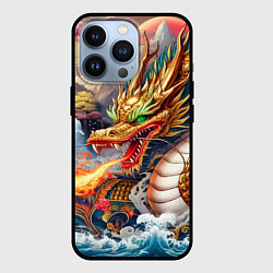 Чехол для iPhone 13 Pro Dragon tattoo - irezumi, цвет: 3D-черный