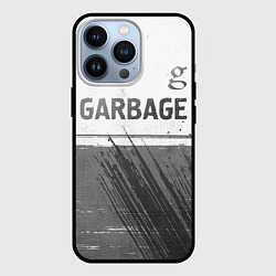 Чехол для iPhone 13 Pro Garbage - white gradient посередине, цвет: 3D-черный