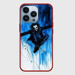 Чехол для iPhone 13 Pro Джокер в прыжке, цвет: 3D-красный