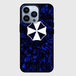 Чехол для iPhone 13 Pro Resident Evil blue energy, цвет: 3D-черный