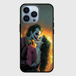 Чехол для iPhone 13 Pro Joker love, цвет: 3D-черный