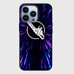 Чехол для iPhone 13 Pro Chainsaw Man neon energy, цвет: 3D-черный