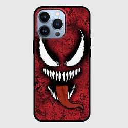 Чехол для iPhone 13 Pro Веном красный и черный симбиот, цвет: 3D-черный