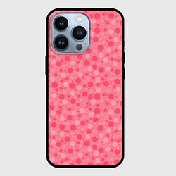 Чехол для iPhone 13 Pro Красные коралловые пузыри, цвет: 3D-черный