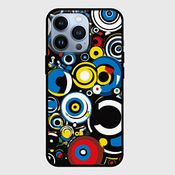 Чехол для iPhone 13 Pro Абстракция геометрическая, цвет: 3D-черный