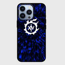 Чехол для iPhone 13 Pro Final Fantasy blue energy, цвет: 3D-черный