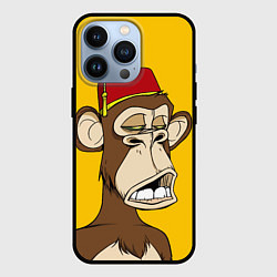 Чехол для iPhone 13 Pro NFT ape monkey, цвет: 3D-черный