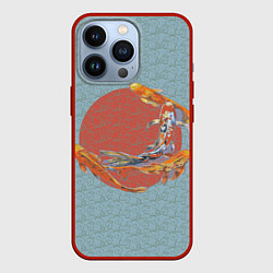 Чехол для iPhone 13 Pro Рыба карпы кои, цвет: 3D-красный