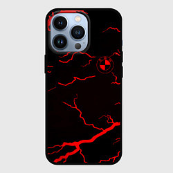 Чехол для iPhone 13 Pro BMW storm red color, цвет: 3D-черный