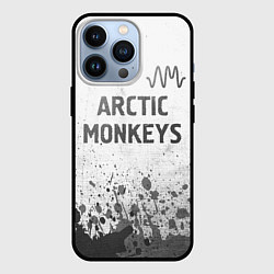 Чехол для iPhone 13 Pro Arctic Monkeys - white gradient посередине, цвет: 3D-черный