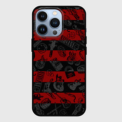 Чехол для iPhone 13 Pro Гранж стиль нирвана, цвет: 3D-черный