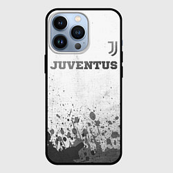 Чехол для iPhone 13 Pro Juventus - white gradient посередине, цвет: 3D-черный